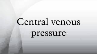 Central venous pressure [upl. by Narik]