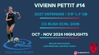 ECNL Showcase  Fall Highlights 2024 [upl. by Parette586]