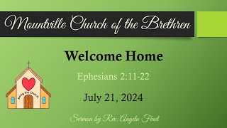 Mountville Church of the Brethren Worship on July 21 2024 [upl. by Nevek]