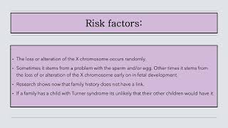 Turner Syndrome [upl. by Eppilihp137]