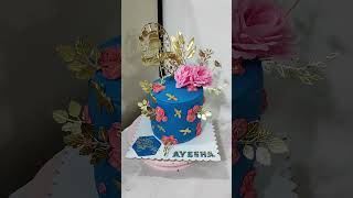 Alhamdolillah todays urgent cake with fondant by Faisal Bake Housecake birthdaycake cakedesign [upl. by Ute58]