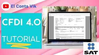 📌📄CFDI 40  Como elaborar una factura en la pagina del SAT👨🏻‍💻👩🏻‍💻 Tutorial👨🏻‍🏫 [upl. by Leonardo]