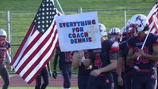 Honoring late Nanticoke head coach in first game of the season [upl. by Hardman]