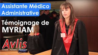 AVLIS  Myriam  Assistante Médicoadministrative [upl. by Suelo]