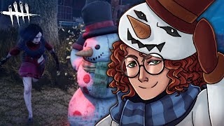 LOOPING KILLERS AS A SNOWMAN  Dead By Daylight [upl. by Felic793]