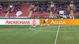 Airdrieonians vs Alloa  Scottish Championship Playoff First Leg  10th May 2017 [upl. by Yekciv]