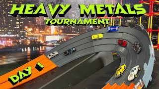 DIECAST CARS RACING  HEAVY METALS TOURNAMENT  DAY 1 [upl. by Hguh750]