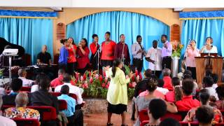 Gospel Célébration Singers quotLe commencementquot église de Boissard Guadeloupe [upl. by Grenier]