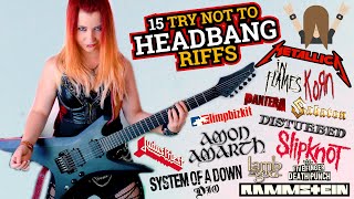 15 Try Not To Headbang Challenge Riffs [upl. by Assanav727]