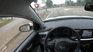 2020 KIA Stonic 10 tGDI POV review [upl. by Atig754]