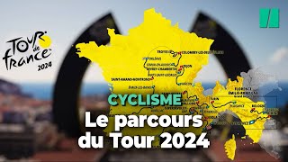 Le parcours du Tour de France 2024 dévoilé en intégralité [upl. by Lamprey874]