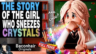 The Story Of A Poor Girl Who Sneezes Crystals FULL MOVIE  roblox brookhaven 🏡rp [upl. by Eniamahs486]