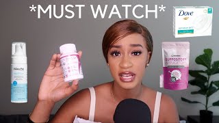 GIRL TALK FEMININE HYGIENE ADVICE  HOW TO STOP YEAST INFECTION BV SMELL amp ITCH NutraBlast etc [upl. by Nnahaid]