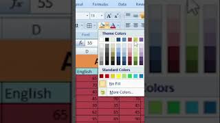 Shorts Change cell color in excel tallyprimetutorialinhindi excel exam shortcutkeys comedy [upl. by Galatia]