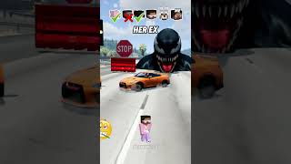 Help Me Get My Crush Attention In A Car Brake Test Challenge 😥🚗 shorts beamngdrive [upl. by Atat]