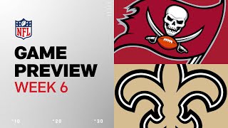 Tampa Bay Buccaneers vs New Orleans Saints  2024 Week 6 Game Preview [upl. by Dyrrej]