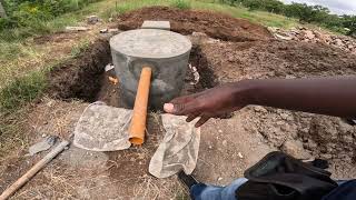 Biodigester  Bio Digester Septic Tanks  Construction in Kenya [upl. by Ing]