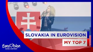 🇸🇰 Slovakia in Eurovision My Top 7 1994  2012 🇸🇰 [upl. by Electra]