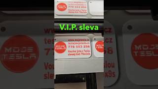 Tiskneme VIP slevy na jízdu s Teslou tesla jizdy voucher sleva [upl. by Aneehta]