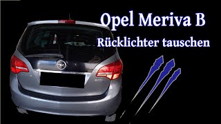 Opel Meriva B Rücklichter wechseln  Tutorial [upl. by Francesco213]