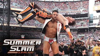 Logan Paul vs LA Knight – United States Championship Match SummerSlam 2024 highlights [upl. by Lucila]