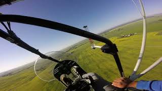 Aerolite 103 what an amazing airplane short take off with 10 degrees of flaps [upl. by Woolson791]