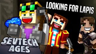 Minecraft SevTech LOOKING FOR LAPIS  Age 2 20 [upl. by Ayt]