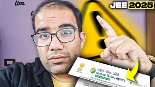 JEE 2025 NTA 📢URGENT Update  😱Shocking Cutoffs😱  Expected Marks Vs Percentile  Vinay Shur Sir [upl. by Robinetta]