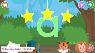 Belajar Menulis abc huruf kecil siri 1  AampA Little Kids kids Learning abc huruf [upl. by Aiuqal868]