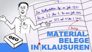 Materialbelege in Schulklausuren [upl. by Lashoh]