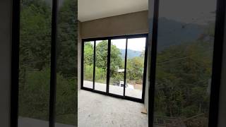 ✅Instalación de canceleria solución 4 hojas corredizas en Negro 🪟vidrioyaluminio curso ventanas [upl. by Harat811]