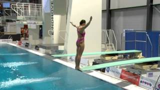 Eindhoven Diving Cup 2015 Women 1m final [upl. by Galang]