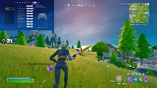 Xbox Series S Fortnite OG Map Gameplay  BEST AIMBOT controller Settings4K 120FPS [upl. by Malarkey911]