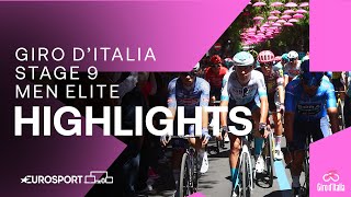 BREATHTAKING SPRINT 🤯  Giro DItalia Stage 9 Race Highlights  Eurosport Cycling [upl. by Kimber387]