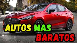 LOS 10 AUTOS MAS BARATOS DE MEXICO 20242025 [upl. by Carnes]