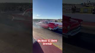 Listen to this bigblock 57chevy streetcar at the Havliks Fastest StreetCar tribute race [upl. by Ecyob]