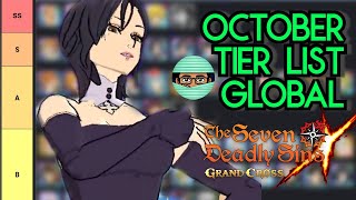 October Global Tier List Seven Deadly Sins Grand Cross [upl. by Lurlene]