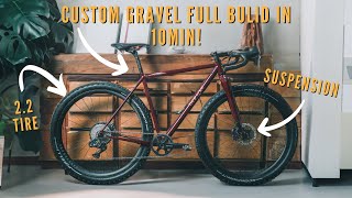 Custom steel gravel bike build in 10 minutes  Gravel Maksela [upl. by Ik]