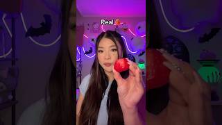 Real or Fake 🍫🍩🧊🍓asmr shorts [upl. by Streeto714]