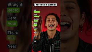 Directions in Spanish learnspanish spanishteacher spanish spanishwords London UK [upl. by Sherlocke]