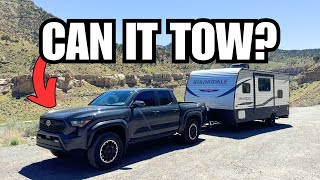 What you need to know before you tow  2024 Toyota Tacoma [upl. by Kwok]