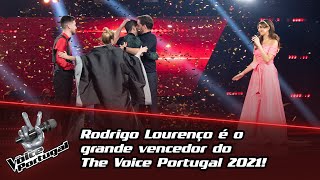 Rodrigo Lourenço é o grande vencedor do The Voice Portugal 2021  Final  The Voice Portugal [upl. by Sapphire736]