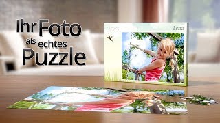 Ein Foto zum Fotopuzzle machen So einfach gehts bei fotopuzzlede [upl. by Winny]