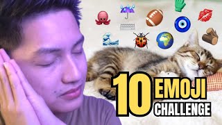 ASMR 10 Emoji Challenge Making Relax and Sleep Fast [upl. by Alauqahs]