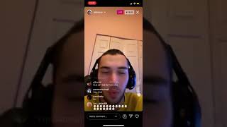 ADIN CALLS PAMI ON IG LIVE [upl. by Ahseet364]