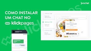Como Instalar um CHAT GRATUITO no KLICKPAGES  JivoChat [upl. by Imefulo]