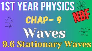 96 Stationary Waves Class 11Physics Chapter 9  National Book Foundation [upl. by Ydasahc]