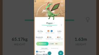 EVOLUSI PURIFIED FLYGON  POKEMON GO [upl. by Aicnorev]