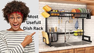 Best over the sink drying dish rack 🔗 BUY PRODUCT HERE 👇🏻dishrack [upl. by Latsyek]