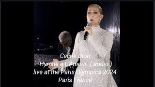 Celine Dion Live at The Paris Olympics 2024 audio [upl. by Salohcim338]